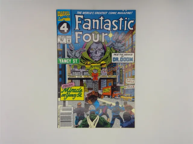 Fantastic Four #361 Marvel Comics 1992 FN/VF Miracle on Yancy St. FL