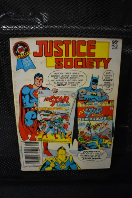 DC Special Blue Ribbon Digest Volume 3 Justice Society DC TPB 1980 RARE