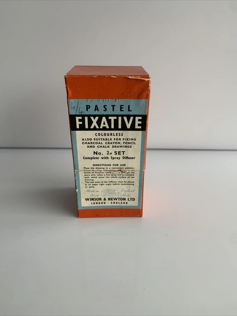 Atomizador fijador y fijador pastel vintage winsor y newton