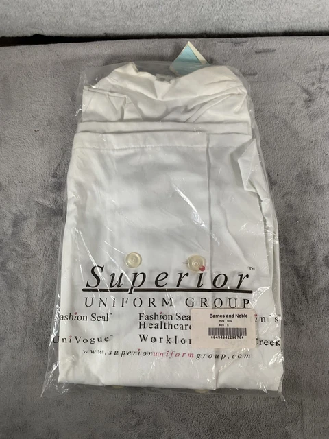 SUPERIOR UNIFORM GROUP WHITE PHARMACIST LAB COAT Small STYLE 3024 CUT 308764