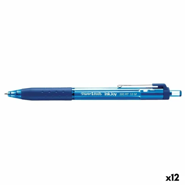 Stift Paper Mate INKJOY 300RT Blau 1 mm [12 Stück]