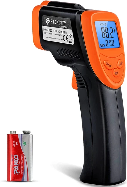 Etekcity Lasergrip 774 Digital Laser Infrared Thermometer Gun (-50? ~ 380?)