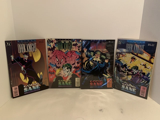 Complete Set Batman Legends Of The Dark Knight Going Sane 65-68 Joker Gotham
