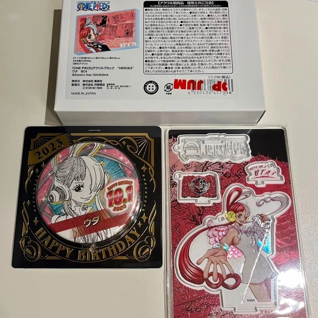 ONE PIECE UTA Birthday 2023 Jump Shop Acrylic Block Acrylic Stand Badge