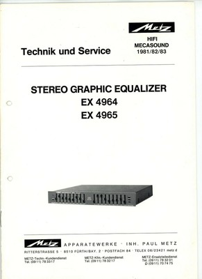 ORIGINALI service manual AKAI Stereo Graphic ea-m800 equalizzatore 
