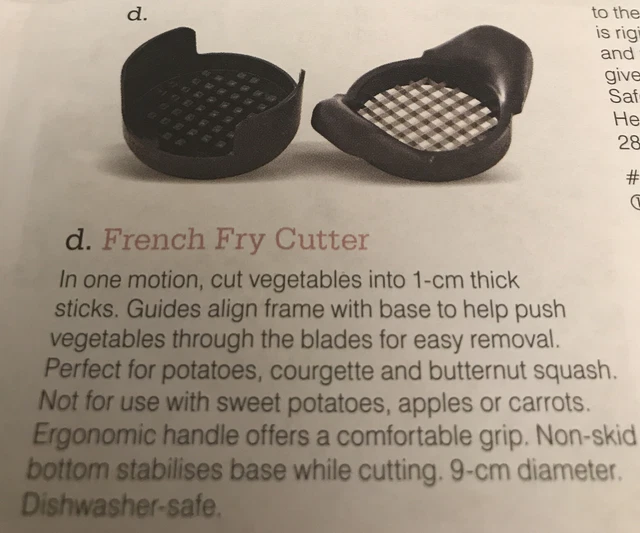 PAMPERED CHEF FRENCH Fry Cutter £20.00 PicClick UK