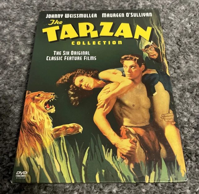 The Tarzan Collection Starring Johnny Weissmuller (DVD, 2004, 4-Disc Set) *RARE* The Tarzan Collection Starring Johnny Weissmuller (DVD, 2004, 4-Disc Set) *RARE*