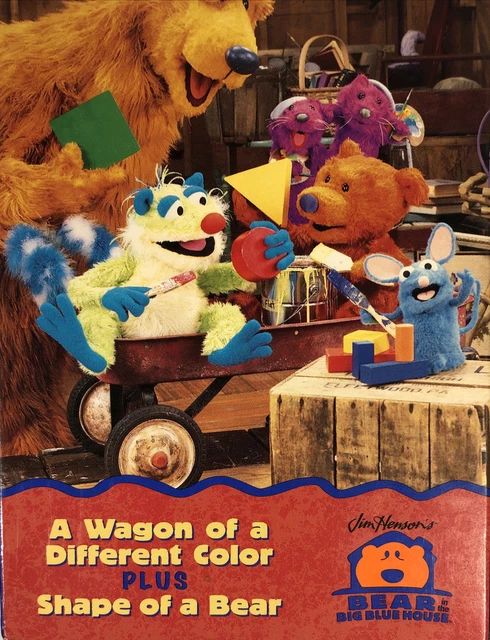 BEAR IN THE Big Blue House-Volume 5(VHS 1998)Wagon Of A Different Color ...