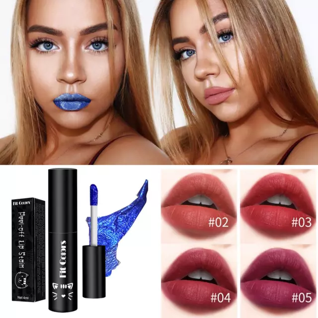 Increíble lápiz labial líquido exfoliante taza desgarradora labio maravilloso brillo R8S1