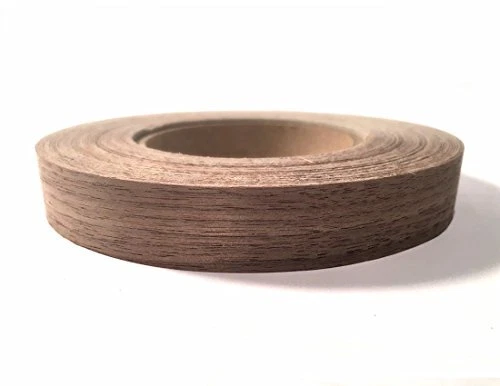 Walnut Preglued 3" X 25' Roll Wood Veneer Edgebanding - Iron on with Hot Melt
