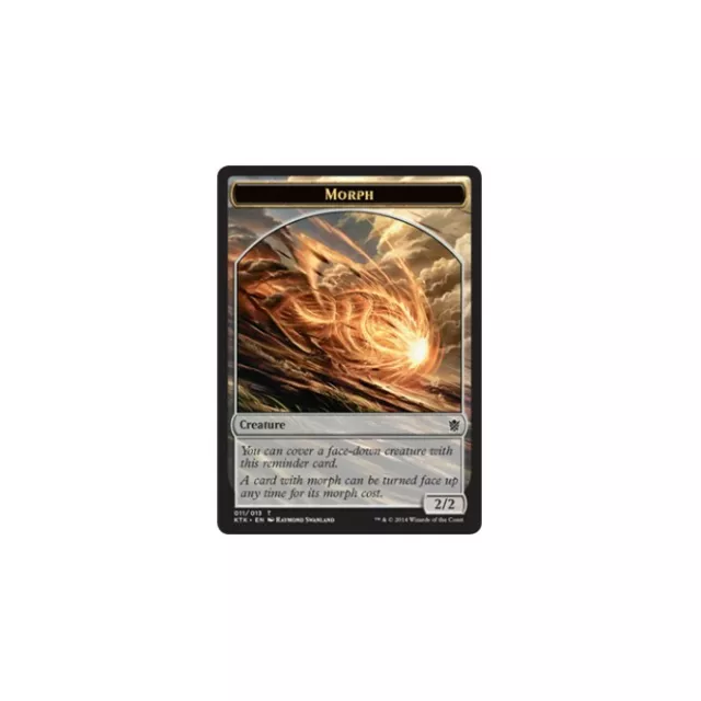 MTG Khans of Tarkir 18 x 2/2 Morph Creature Tokens BFZ NM 