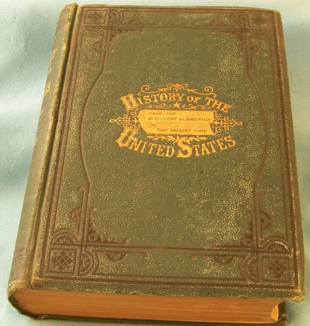 HISTORY OF UNITED STATES By JOHN CLARK RIDPATH 1877 HC W MAPS CHARTS - A People's History Of The United States The Wall Charts