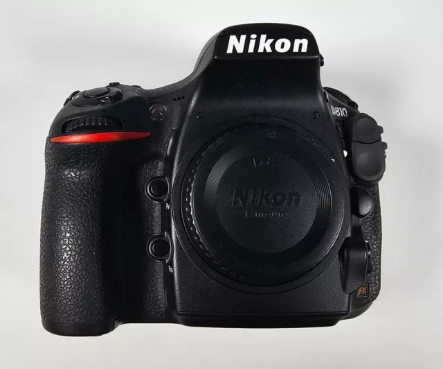 Nikon D D810 36.3MP Digitalkamera - Schwarz (Nur Gehäuse)