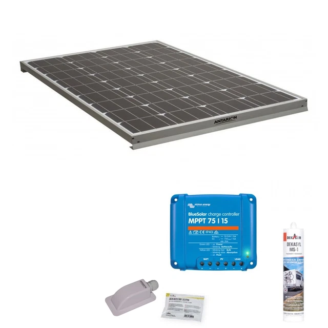 Panneau solaire black cristal pour camping car - Economisez de l'énergie