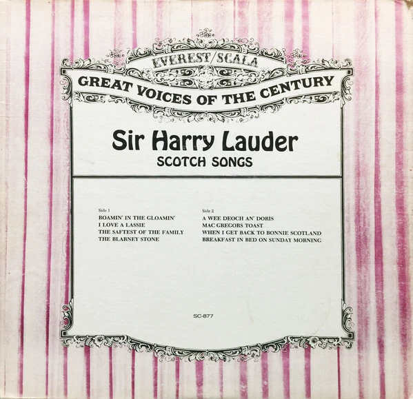 Harry Lauder - Scotch Songs - Used Vinyl Record - P274A