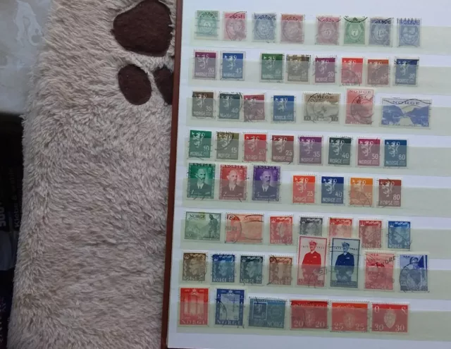 Briefmarken Sammlung Lot Europa Norwegen