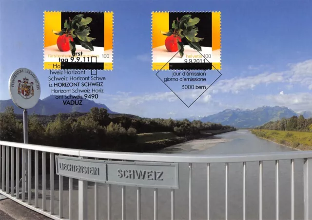 Card Maximum FDC Liechtenstein Horizon Switzerland 2011 September Mk 336 n1