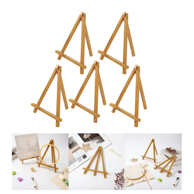 Chevalet De Peintre,Mini Chevalet En Bois Naturel,cadre De Trépied