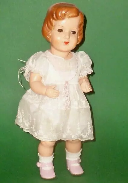 Alte Bruno Schmidt Puppe 33cm Dachbodenfund Doll Poupee Puppen Schutzmarke Herz