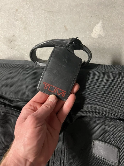 Tumi Alpha Ballistic Black Suit Garment Bag Wheeled 24" Roller Luggage Case 3