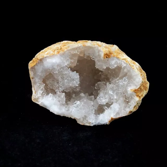 Bergkristall Natur Druse Ø 52 mm AA - Qualität aus Brasilien Stufe Geode C62
