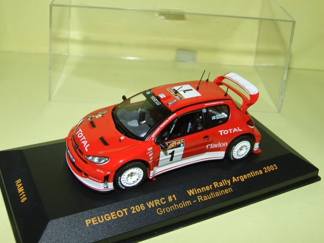 Peugeot 206 #1 WRC Rally Neuf Zélande 2003 Gronholm-Rautiainen