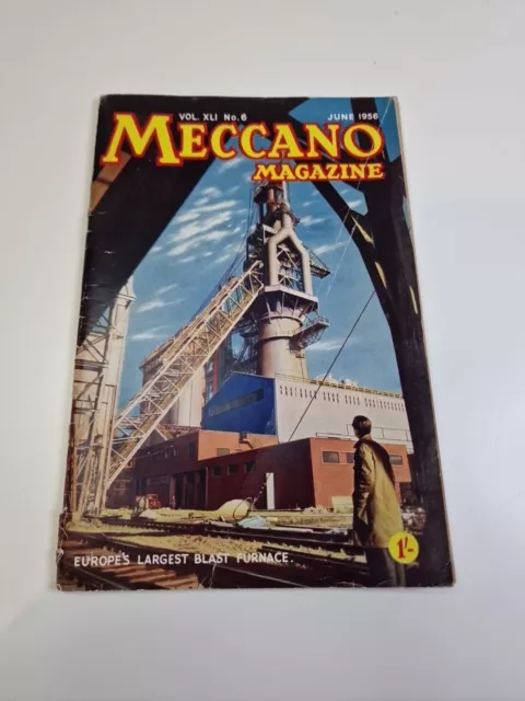 Meccano Magazine June 1956 Europes Largest Blast Furnace