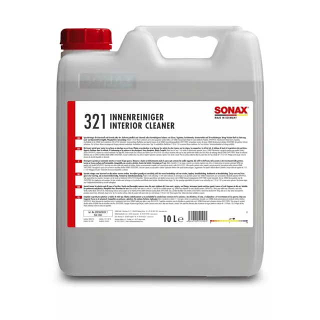 10 L Liter Sonax Profiline Innenreiniger Interior Cleaner Reiniger Autopflege