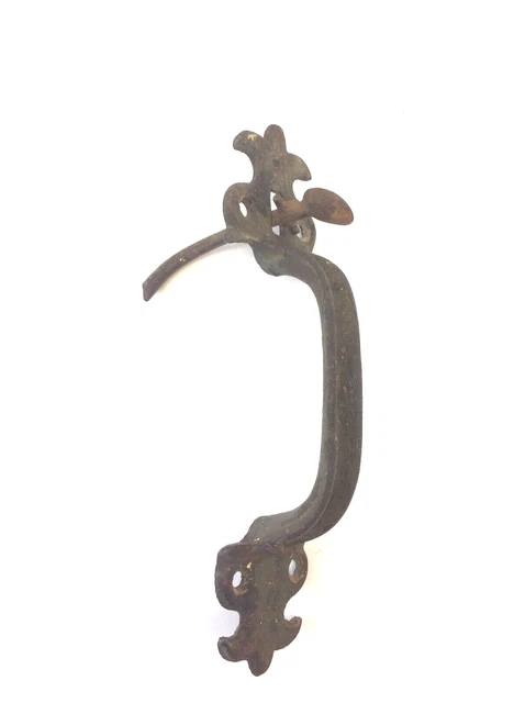 Antique Old Primitive Door Handle Thumb Latch New England Iron