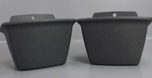 Iris Ohyama Air Planter 450 – Hängepflanzentopf Mit Drainagesystem, 14 Liter, Grau – Für Drinnen & Draußen
