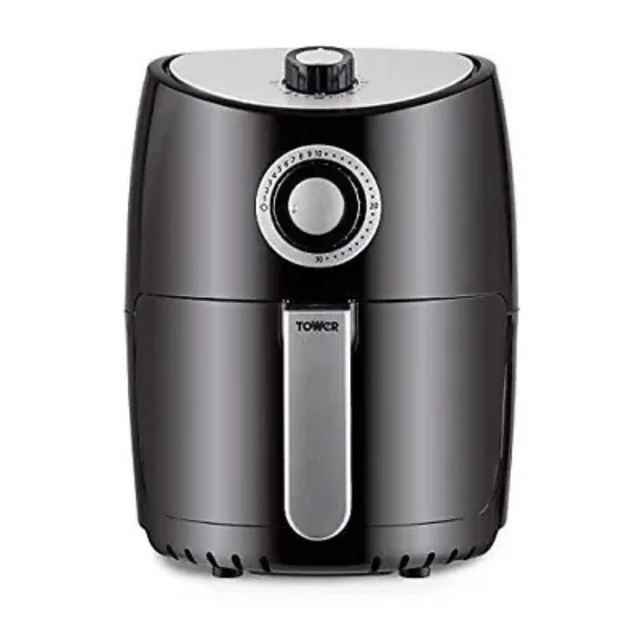 TOWER T17023 1000W 2.2L Air Fryer Black 3 YEARS WARRANTY INCLUDED 75