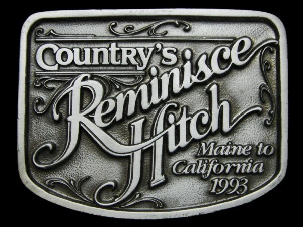 MG18167 NOS Vintage 1993 Souvenir Hitch Maine Pour Californie Boucle Ceinture