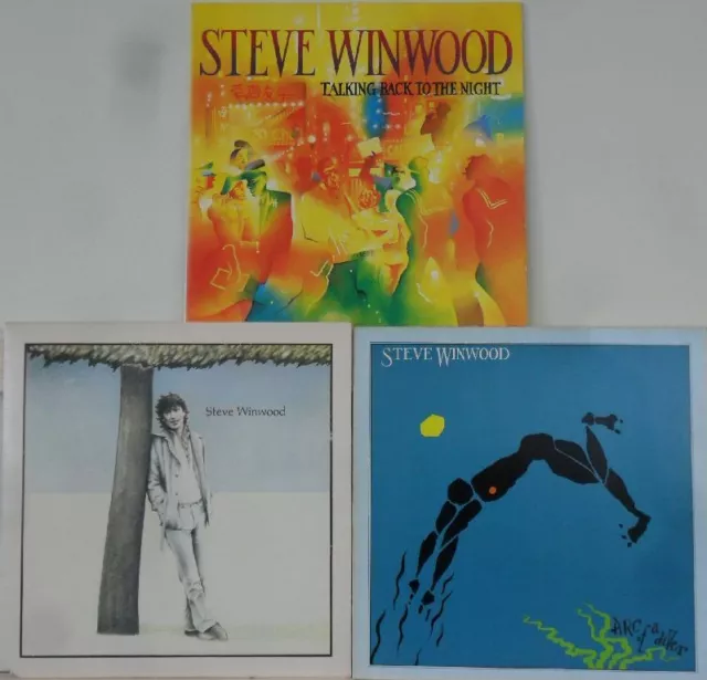 Steve Winwood Vinyl Bundle Sammlung 3x LP: Steve Winwood, Arc Of A Diver, ...