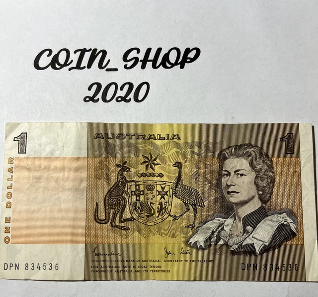 Banknote Australia 🇦🇺 $1.00 1982 Johnstone/Stone DPN  #53