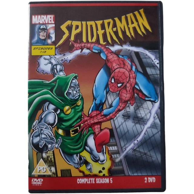SPIDER-MAN SEASON 5 DVD The Complete Animated Series Five Box Set