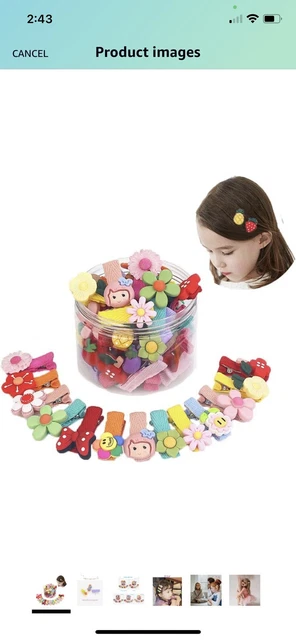 26Pcs Hair Clips/Toddler Girl -Flowers- New
