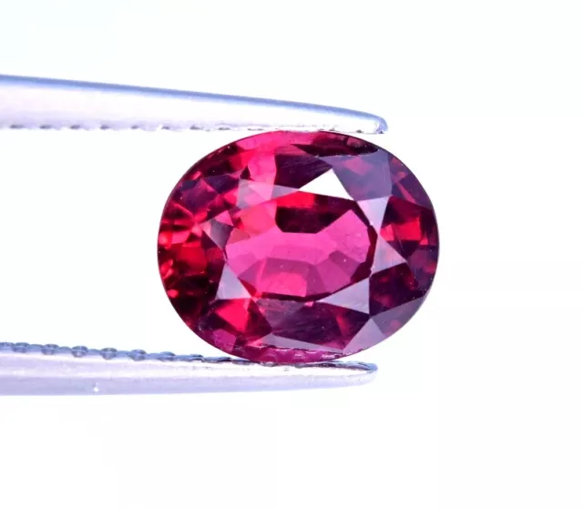 Natural Red Garnet Gemstone 2.08 Ct Pendant Jewelry Certified Crystal Top Class 2