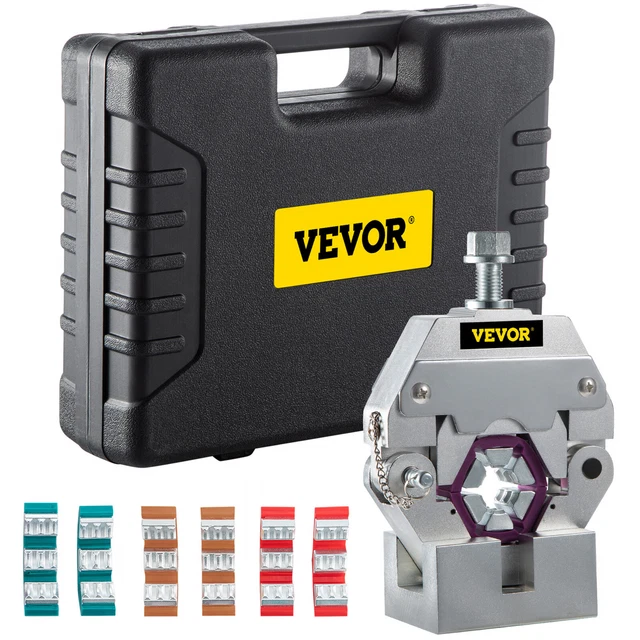 VEVOR 71550 Manual Hose Ferrule Crimper Set 5/16"-5/8" A/C Hose Crimping Tools