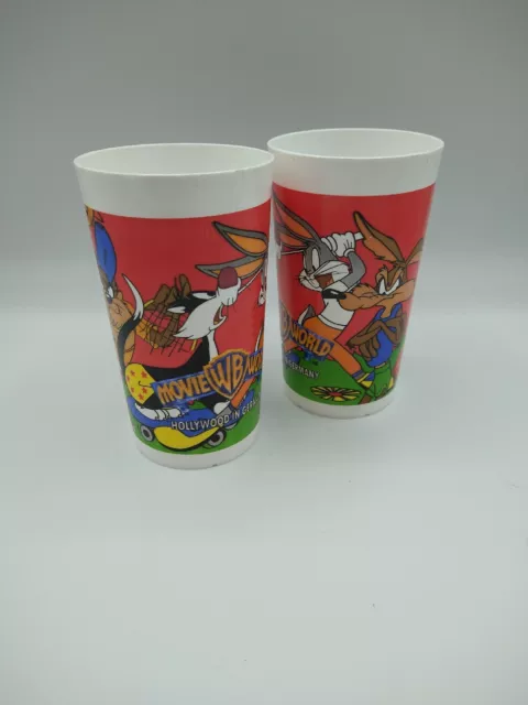 Coca Cola Coke Becher Warner Bros Movie World 1998 Bugs Bunny