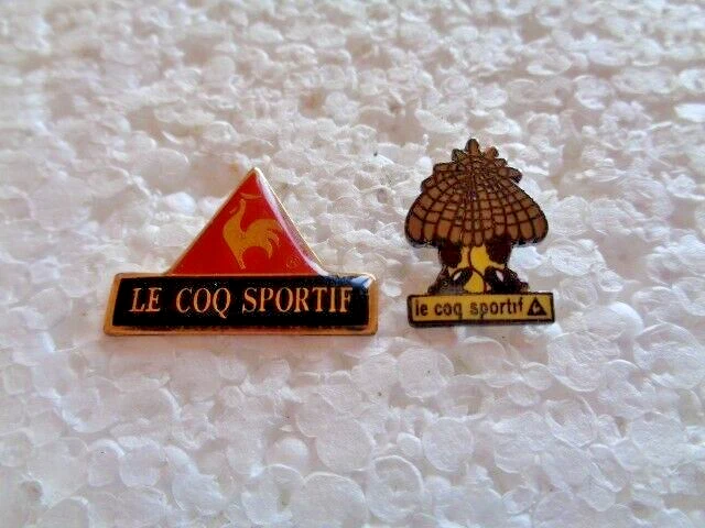 Job lot of 2 Le Coq Sportif sportssports c clothing advertising metal lapel pins
