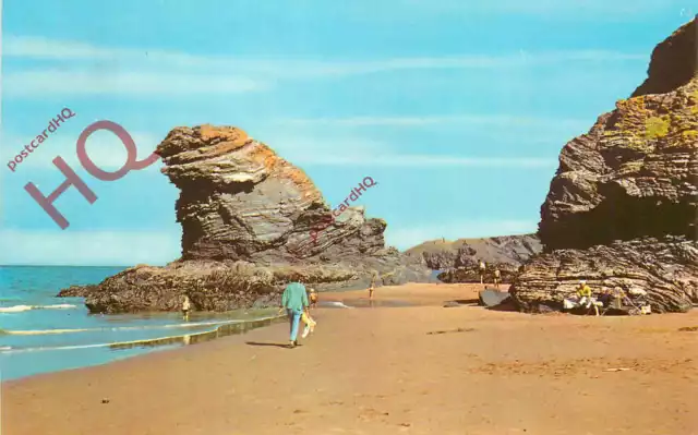 Picture Postcard::Llangrannog, Carreg Bica