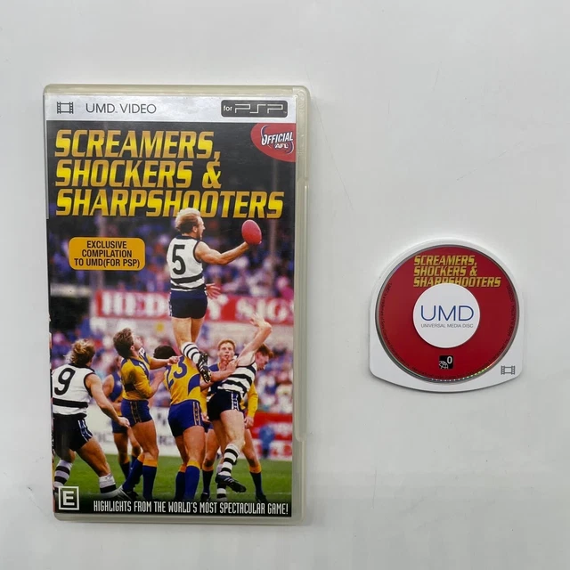 Screamers Shockers & Sharpshooters PSP Playstation Portable UMD Video Movie 06n3