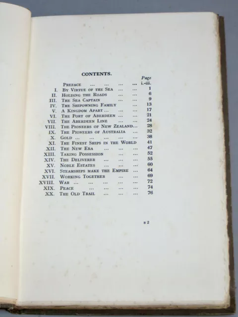 SEA CARRIERS 1825-1925 The Aberdeen Line - L Cope Cornford (1925) Illustrated 3