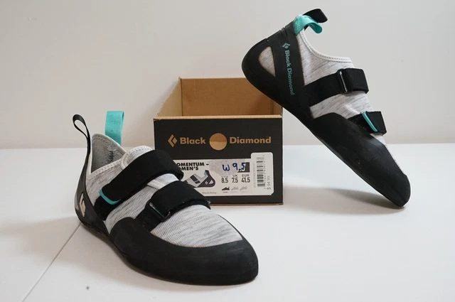 Black Diamond Momentum Womens Rock Climbing Shoes US Womens 9.5 Black/Alloy