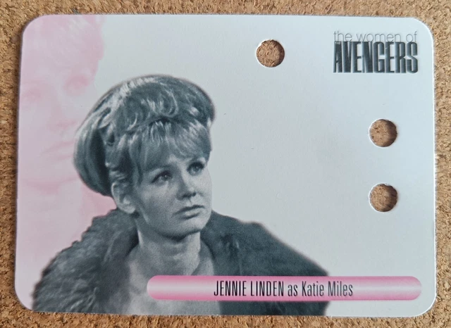 Women of the Avengers Unsigned Jennie Linden PROOF Autograph card WAJL
