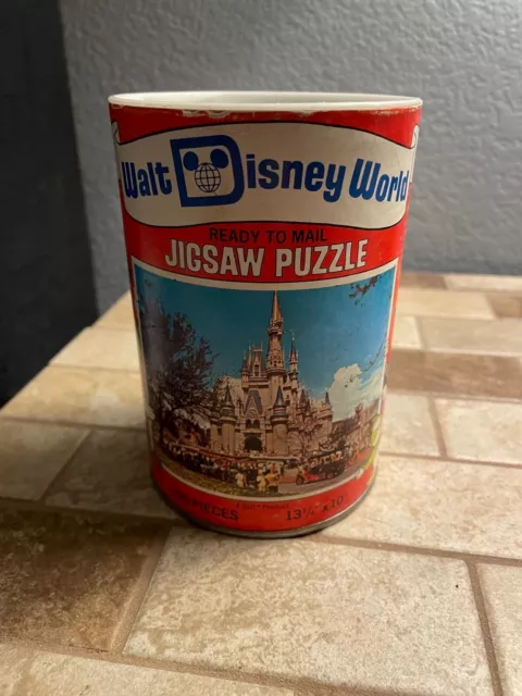 Walt Disney World 500 Piece Panoramic Puzzle, 30x15, Characters, Rare
