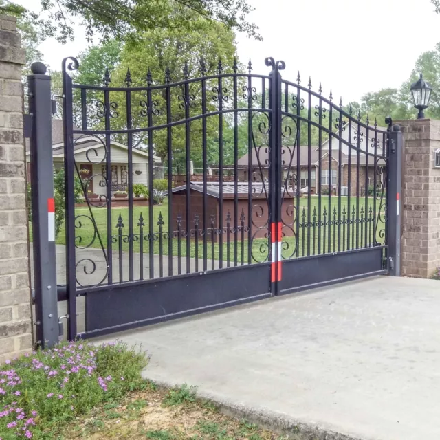 ALEKO Automatic Venice Style Steel Dual 18 ft Driveway Gate with Opener 3