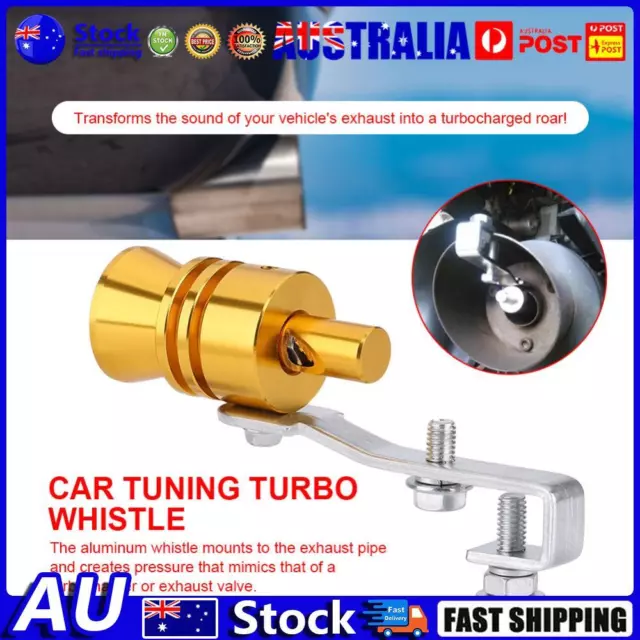 TURBO SOUND WHISTLE S L Car Roar Maker for Car Styling Tunning (Gold L)  $9.39 - PicClick AU