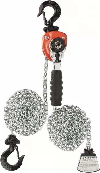 CM 550 Lb Lifting Capacity, 10' Lift Height, Mini-Ratchet Lever Hoist Made fr...