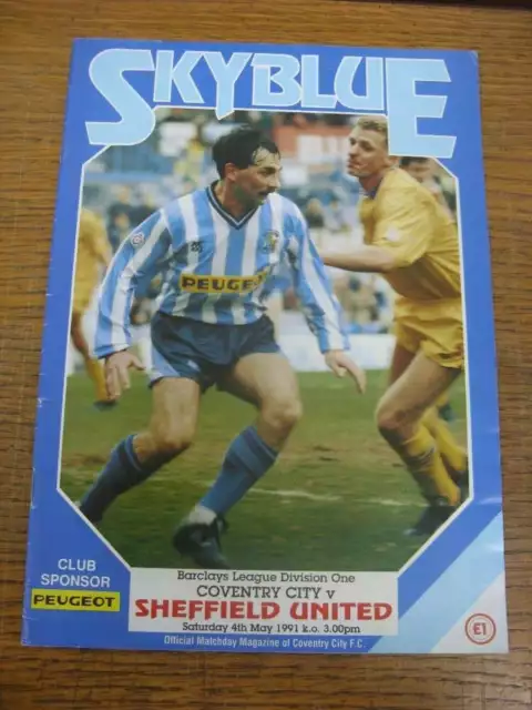 04/05/1991 Coventry City v Sheffield United